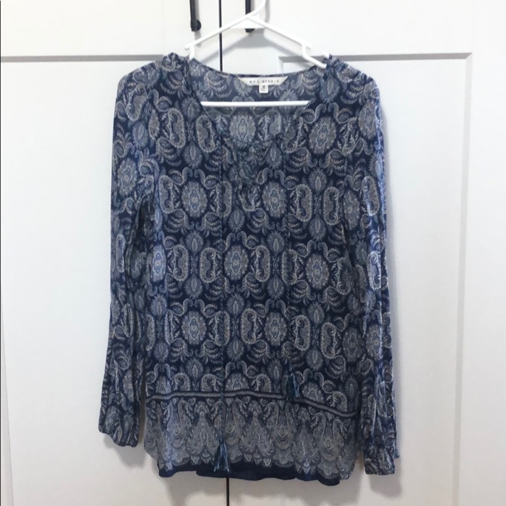 Max Studio Medium Paisley Blouse